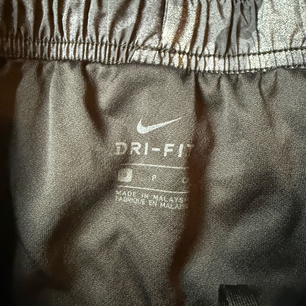 Nike Women's Black Camo Athletic Shorts - Picture 3 of 3